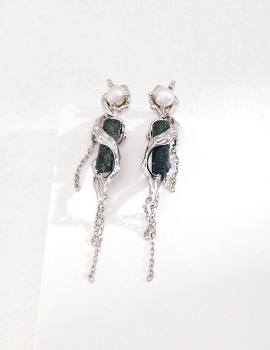 Agate earrings